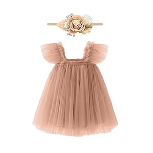 Baby-Girl-First-Birthday-Outfit-Cake-Smash-1st-Birthday-Dress-with-Flower-Headband