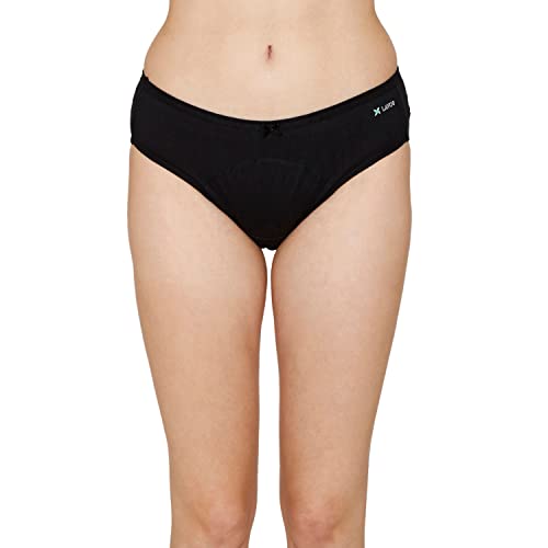 Image of Zivame Lavos Mid Rise Full Coverage Hipster Period Panty (Pack of 2) - Assorted