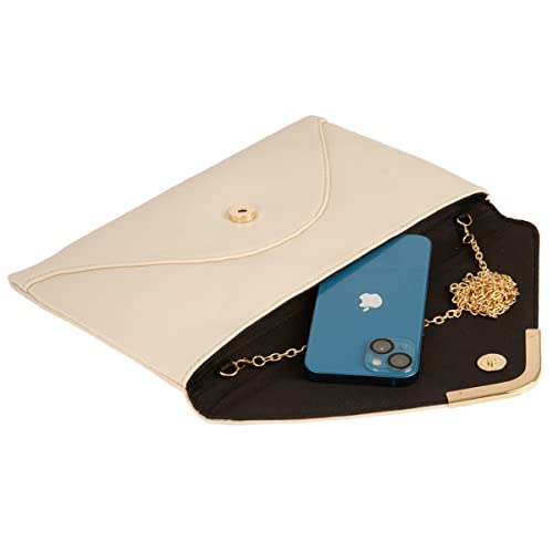 Image of JNB Faux Leather Envelope Clutch Purse