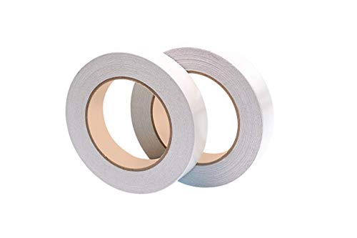 GTSE Clear Double Sided Tape, 1 inch x 36 Yards (108 ft), Strong Adhesive Sticky Rolls, 2 Pack