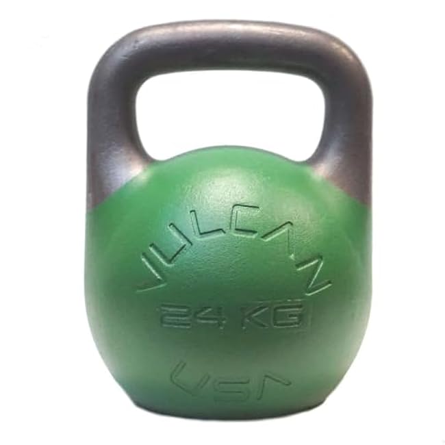 Vulcan Competition Kettlebell ¨C Ergonomic Steel Design with 35mm Wide Grip Handle | Ideal for Strength Training and Workouts | Suitable for All Hand Sizes