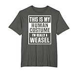 Weasel Costume Shirt for a funny halloween top