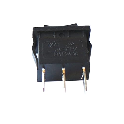 KCD1-103 interrupteur à bascule noir ON-OFF-ON 6A AC pour circuits électriques - 2