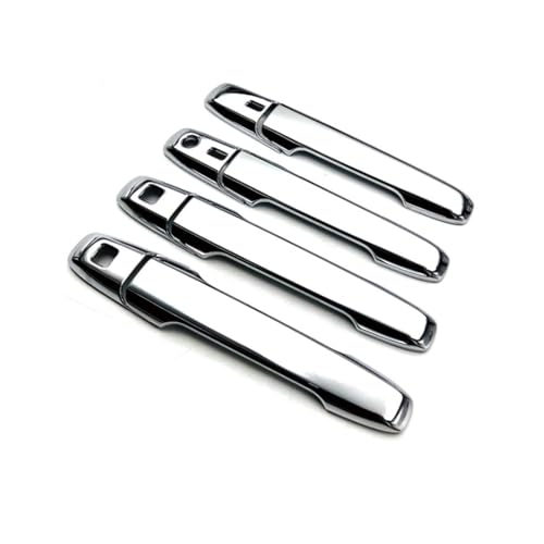 Hyorabyn ダイハツ 新型 タント/タントカスタム/タント ファンクロス 後期 令和4年10月〜に適用ドアハンドルパーツ ドア装飾トリム ドレスアップ傷防止アクセサリー8枚シルバー