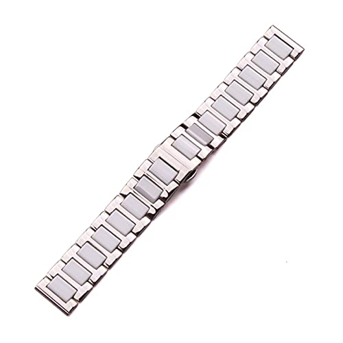 Bracelet de montre acier et céramique noire pour sublimer vos tenues de bureau