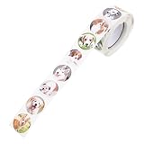 SEWOART 学校用ご褒美ステッカー 1ロール 先生用励ましステッカー 学校や教室の行動改善 やる気向上に