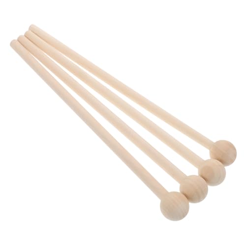 Par de baquetas de madera natural para principiantes