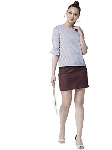 Image of Style Quotient Women Animal Printed Polyester Smart Casual Top