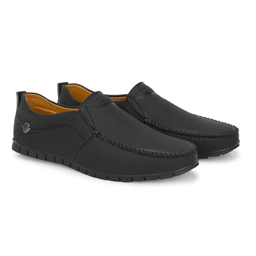 Image of Centrino Slip-On Men's Formal Shoe | Stylish with Soft Cushioned Insole | Sleek Slip-On Design for Formal Look | Durable with Anti-Skid Sole | Ideal for Office Wear (9291)