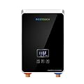 Tankless Water Heater Electric 240V, On Demand Instant Hot Water Heater Digital Display 5.5kW,Overheating Protection, Black