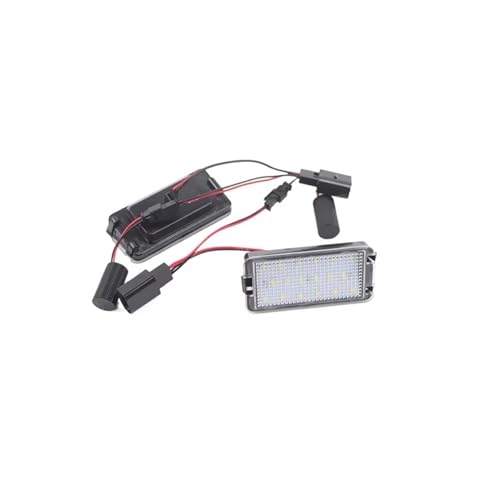 Luz LED matrícula Seat Leon sin error Canbus pack de 2 lámparas 4