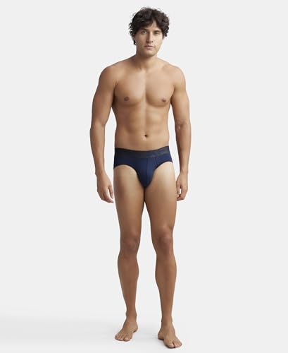 Image of Jockey IC27 Men Tactel Microfiber Elastane Stretch Solid Brief (Pack of 2)