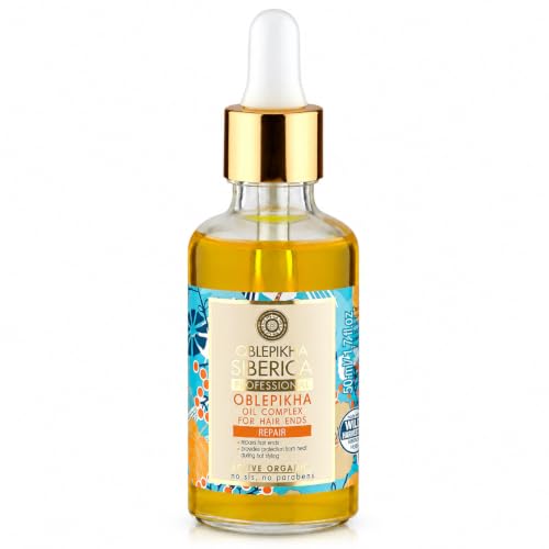 Natura Siberica Aceite Capilar Reparador para Puntas Abiertas con Espino Amarillo Orgánico 50 ml