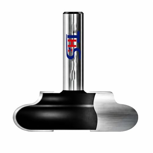 Image of THS Handle Less Door Router Bit (?J? Profile) Finger Pull Bit Shank 8mm