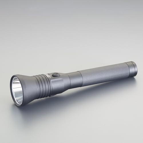エスコ(Esco) 充電式 フラッシュライト/LED 黒 EA758SG-65