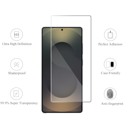 Image of Ailun Glass Screen Protector for Galaxy S25 Ultra [6.9 Inch] 3Pack + 3Pack Camera Lens Tempered Glass Fingerprint Unlock 0.25mm Ultra Clear Anti-Scratch Case Friendly [Not For S25 /S25 Plus /S25 Edge]