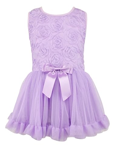 Twirling Tutu Dress (2T-7) for Girls - 2 Layer Soft Tulle, Fit and Flare, Ballet and Birthday Special Occassion