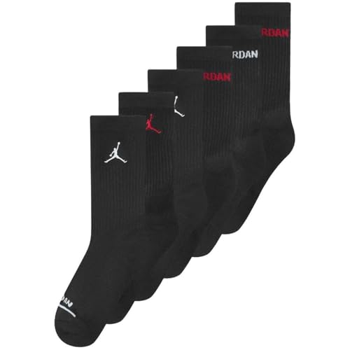 NIKE BJ0343 Crew Socks 6 Pairs EU 35-37 1/2