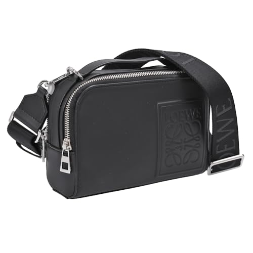 [ロエベ] ショルダーバッグ メンズ ミニバッグ クラッチ クロスボディ カメラバッグ ミニ レザー ブラック C565R41X05 1100 [並行輸入品]