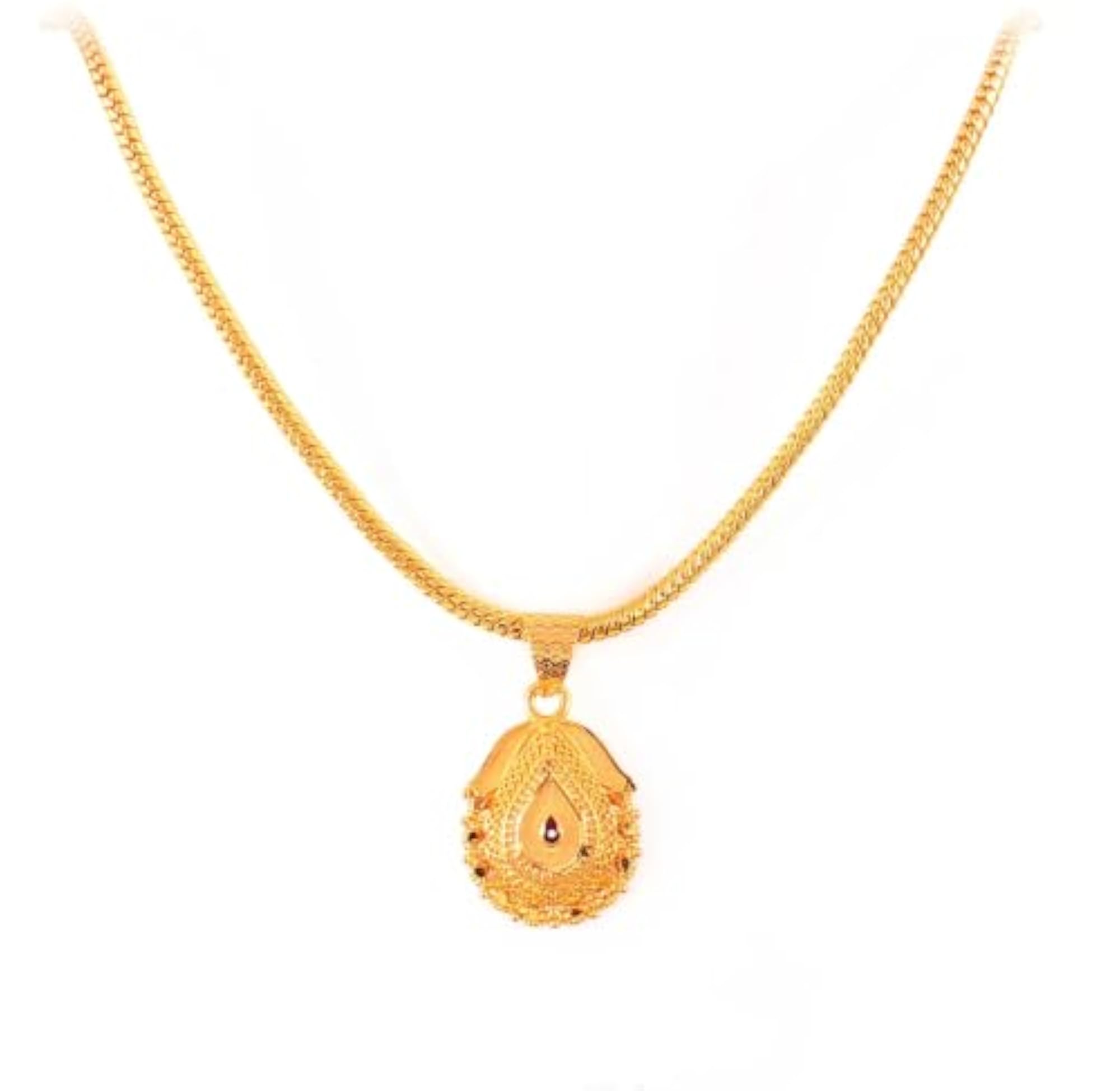 Men's Plated Brass Chain Set, Stylish Accessory