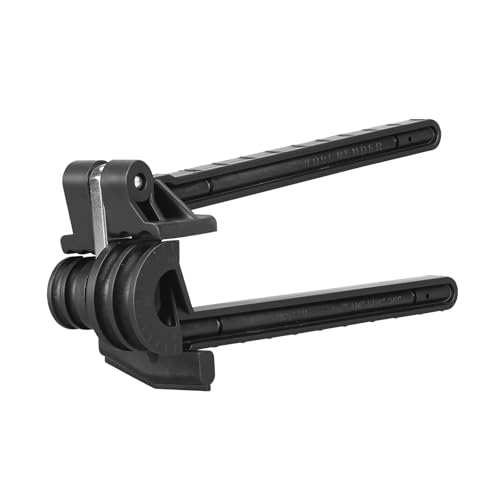 DOMINOX 4-IN-1 Tube Bender Outer Diameter 3/16 1/4 5/16 3/8 0-180 Manual Pipe Bender Tool for Aluminum Brass Copper and Thin Steel Pipes