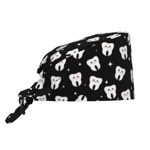 Image of Surgical Caps Men Women, Scrub Cap with Sweatband Adjustable