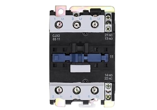 Contacteur AC triphasé CJX2-6511 avec pointes en argent pour armoire robuste