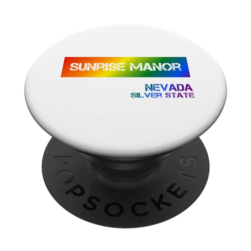 Sunrise Manor Design College Nevada PopSockets PopGrip Intercambiable