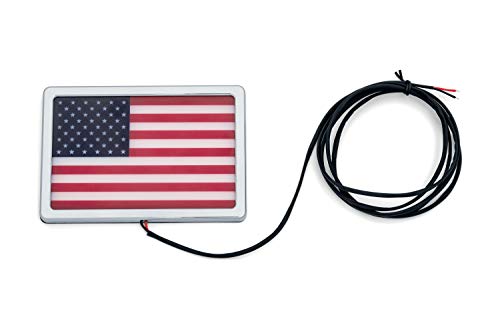 Kuryakyn 2891 Motorcycle Lighting Accessory: Freedom Flag LED Light Kit, 4