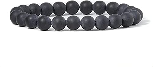 YONKU Natural Lava Stone Beaded Bracelet, Color Beads, Mother's Day Gift energy reiki healing crystal bracelet SN-YS-17252