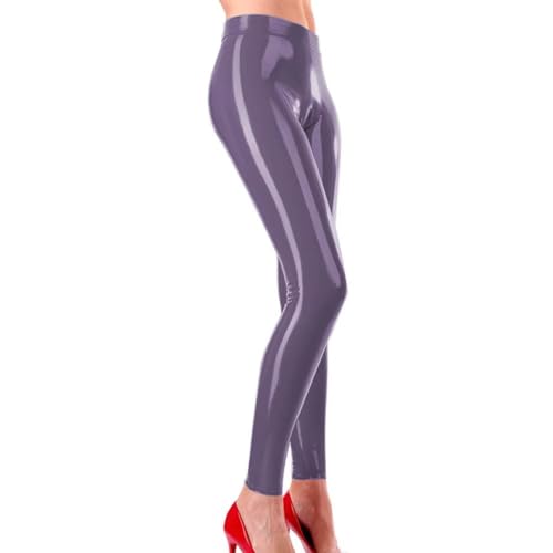 Pantalones adelgazantes sin costuras con efecto moldeador de cintura alta 3