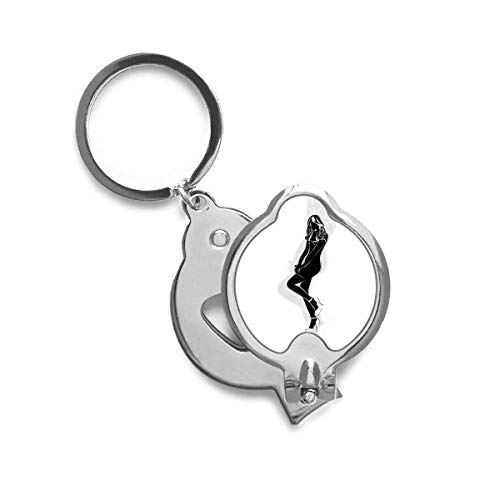Coupe-ongles silhouette femme cheveux longs DIYthinker pour manucure