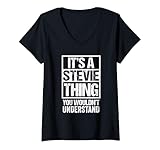 Photo Gallery donna it s a stevie thing you wouldn t understand first name maglietta con collo a v Photo Gallery donna it s a stevie thing you wouldn t understand first name maglietta con collo a v