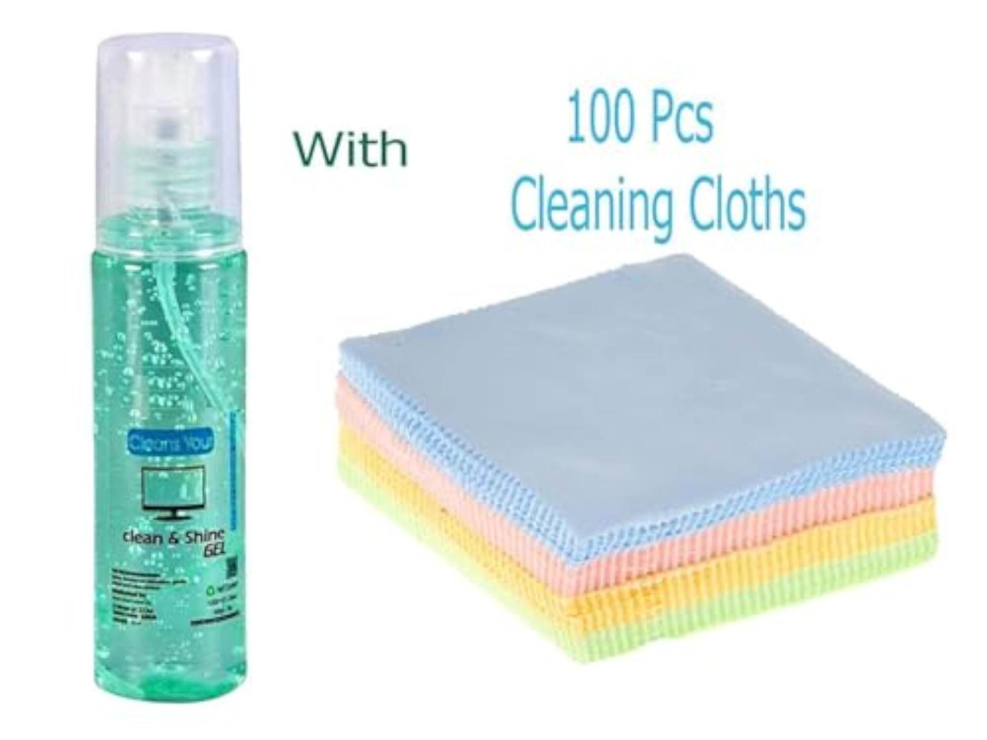 Microfiber Cleaning Cloths with Gel for Spectacles and Screens
