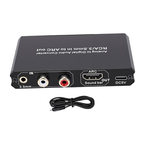 Convertidor de audio analógico a digital para audio ARC sin cortes 7