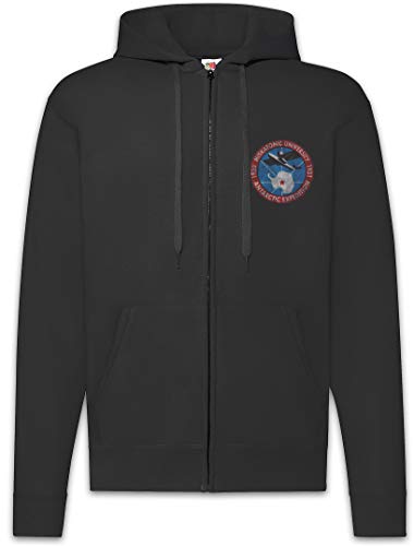 Sweat à Capuche pour Homme Style Vintage Imprimé Miskatonic University Expedition 1930 Zippé