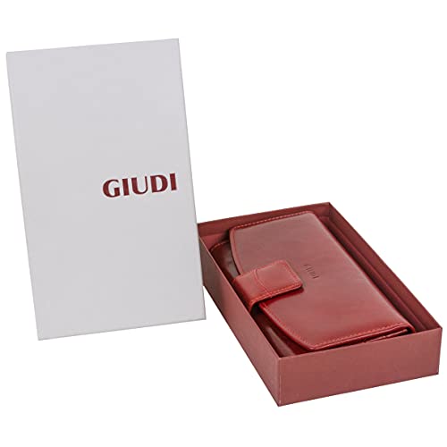 Giudi Deluxe Women's Wallet Made in Italy – Luxury Genuine Leather – Extra Capacity Ladies Clutch – Elegant and Comfortable Purse – Excellent Gift for Women - Image 3
