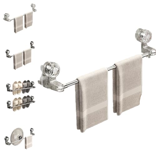 Barre porte-serviettes rétractable transparente anti-encombrement cuisine