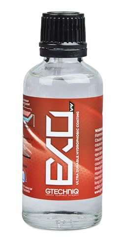 Gtechniq EXO Crystal Hydrophobic 1 fl oz | Extreme Gloss and Hydrophobic Finish Protects Against Contaminants Long-Lasting Car Paint Coating