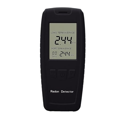 Detector de radón portátil EMUKOEP con pantalla LCD de alta precisión 7
