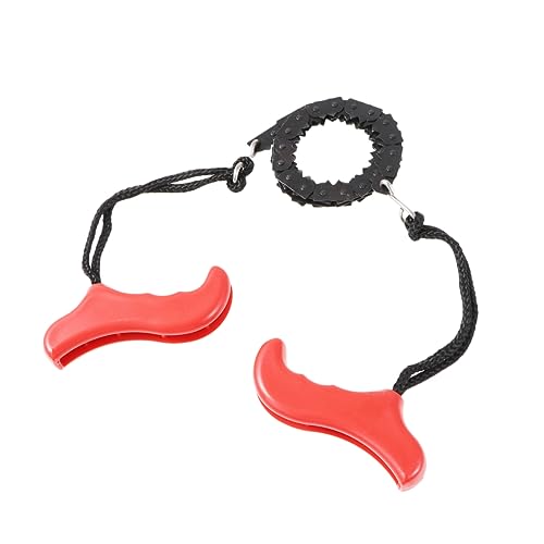 LIOOBO Compact Size Outdoor Survival Chain Pocket Saws Multi-purpose Hand-held Wire Saws for Camping Garden Logging