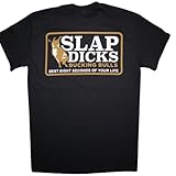Slap Dicks Cattle Co. Best Eight Seconds Short Sleeve Tee (US, Alpha, XX-Large, Regular, Regular, Black)