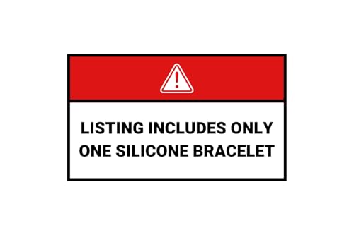 Silicone Bracelet, Red, Medium2