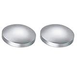  2 x cromo trasera camión Hub Caps para 8 – 1/2 \"eje y 8 x 5/8\" studs