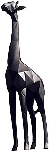 ZEELYDE Statue de déco Jardin,Sculpture de Statue Abstraite Unique Statues et Sculptures créatives Décoration extérieure pour Jardin, Figurine de Girafe...