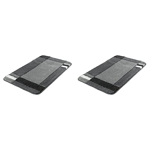 Kleine Wolke Badteppich Padova grau 70 x 120 cm & 7258901360 Badteppich Padova, 60 x 100 cm, anthrazit