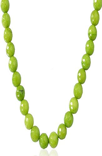 Quartz vert perroquet facetté pour ateliers bijoux en famille