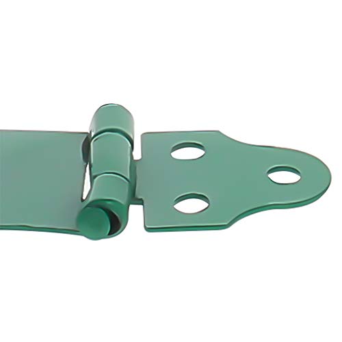 Image of Hasps, Padlock Locking Hasp Staple Iron Safety Door Clasp Gat, Lock Latch Door Cabinet Swivel Clasp Latch Green,（Aicosineg）