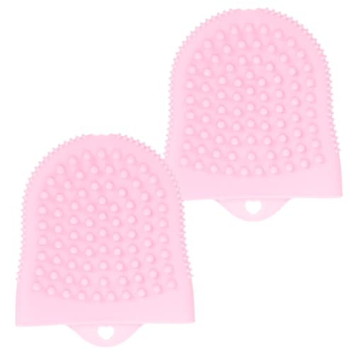 VICASKY Silicone Facial Cleansing Brush Set 2pcs Face Scrubbers for Men Women Gentle Exfoliating Facial Brush