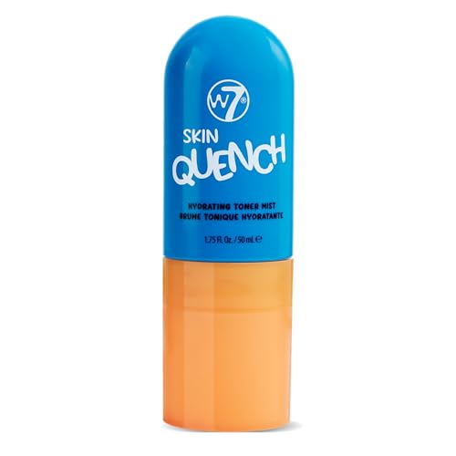 W7 Skin Quench Full Size Skincare Set - Hydrating Skincare Bundle with Aloe Vera & Ceramides - Complete & Long-Lasting Moisturizing At-Home Routine - Travel Friendly